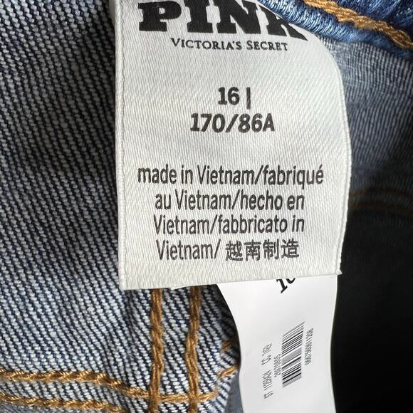 Denim by PINK High-Rise Jean Shorts Medium Wash - Picture 6 of 6